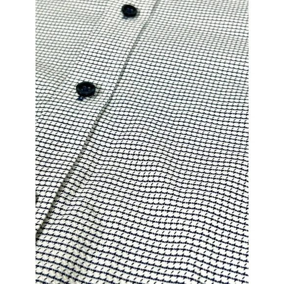 Twillory Dress Shirt Mens Size 16 34/35 Tailored Fit Safe Cotton Non Iron Blue - Picture 4 of 11